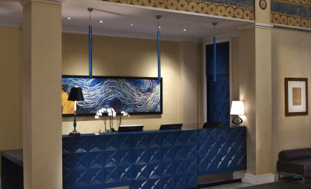 Hotel Monaco Reception Desk